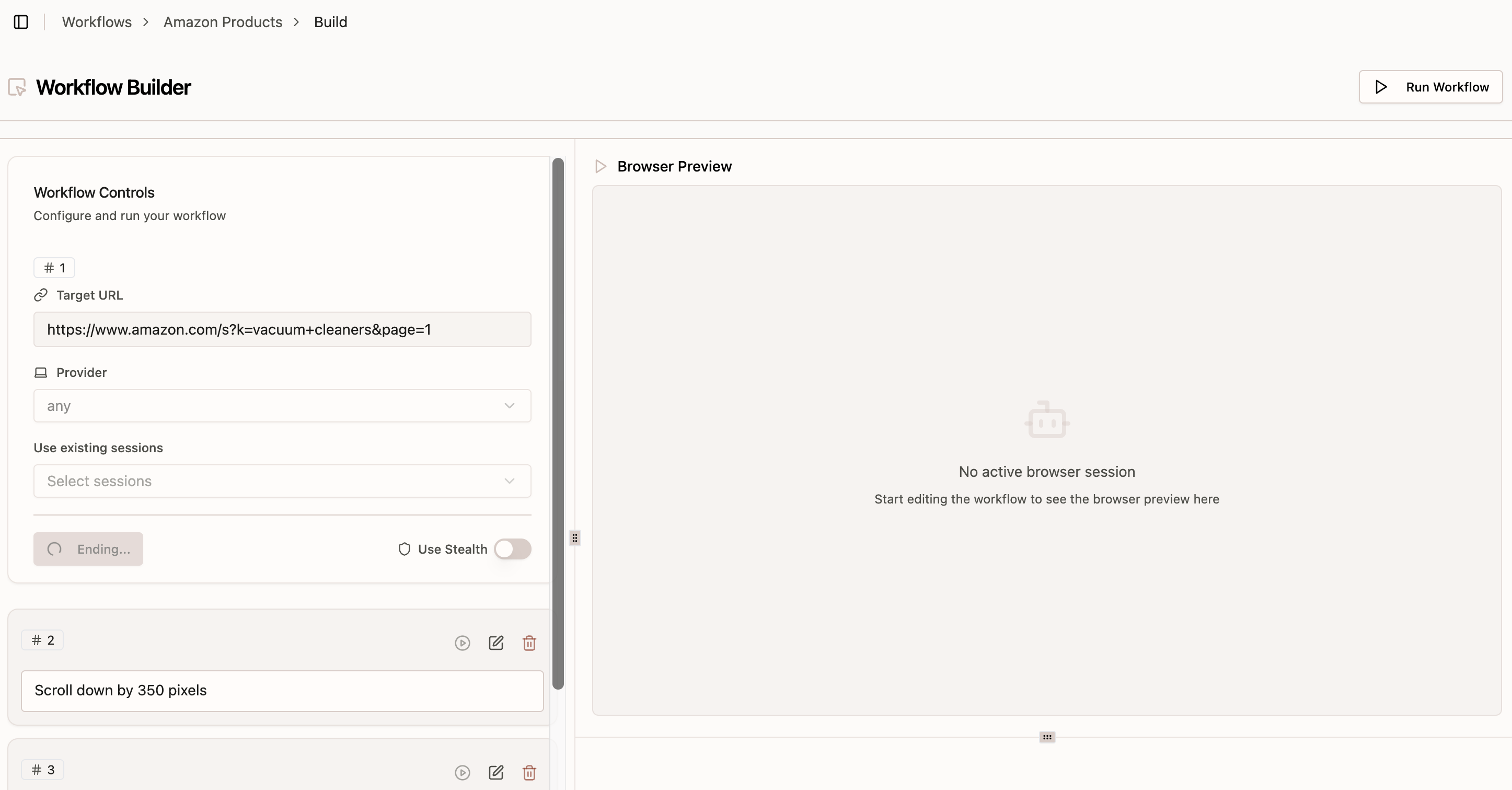Step 6: End the build session Ending the build session