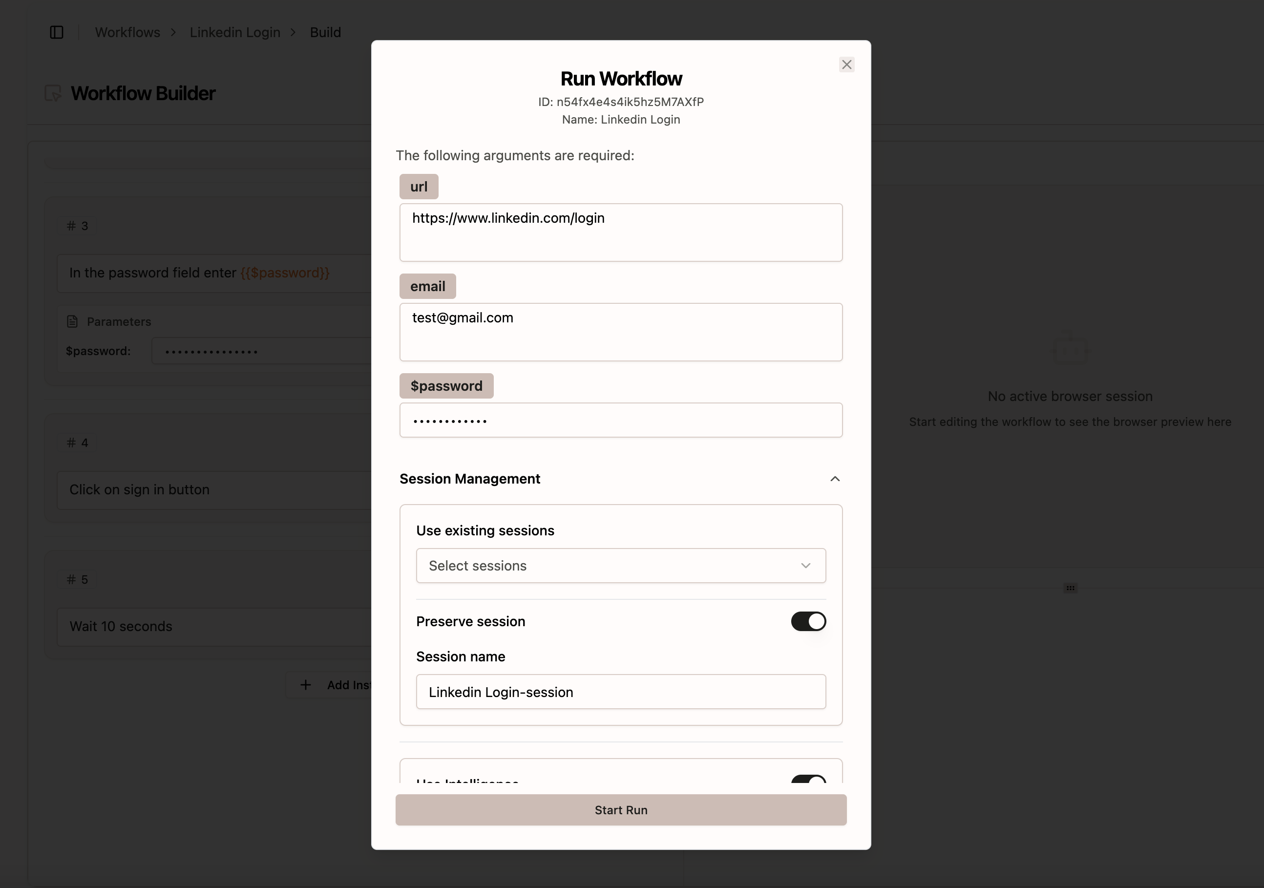State management settings